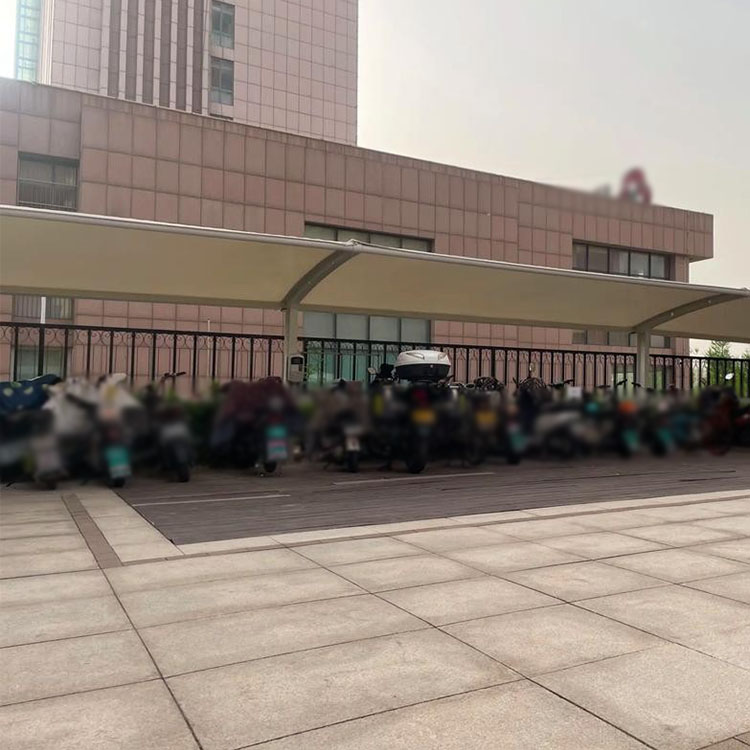 伊川县膜结构电动车棚